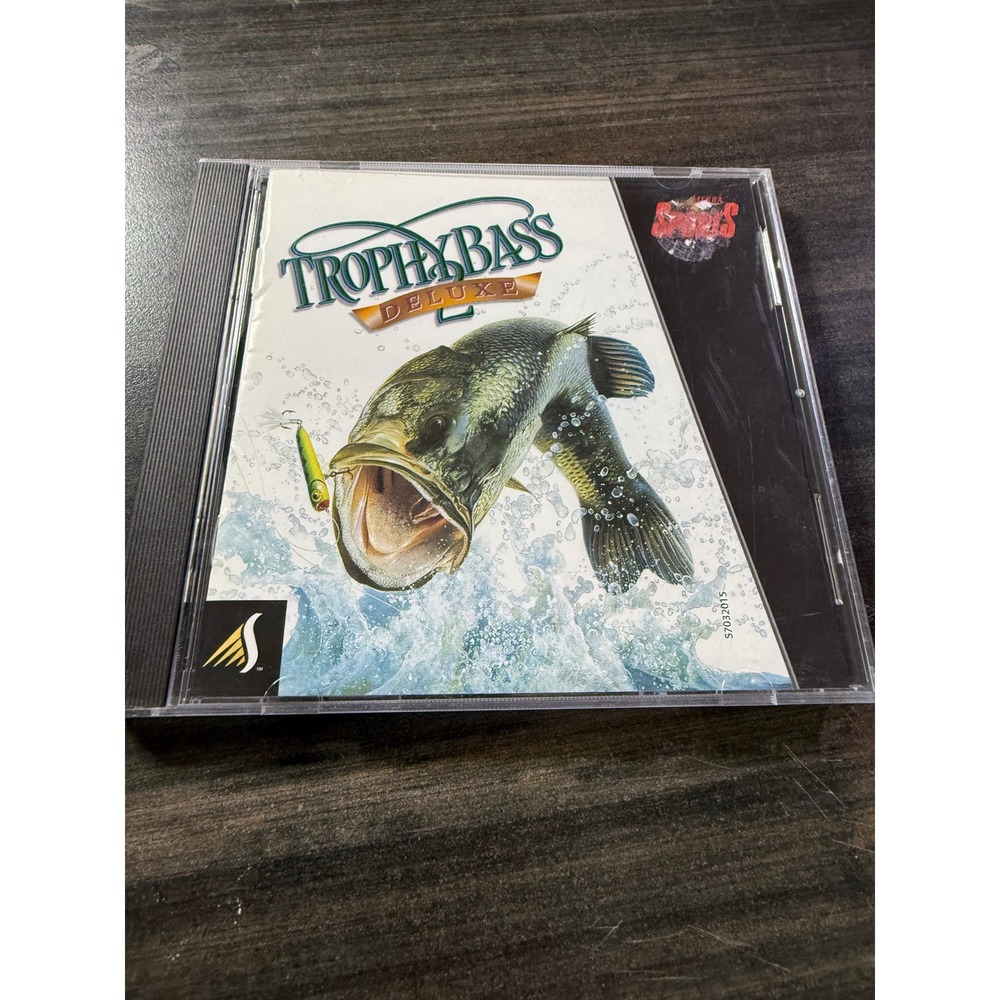 Trophy Bass 2 Deluxe Sierra Sports PC CD-ROM Vintage Fishing Game Windows 95 98
